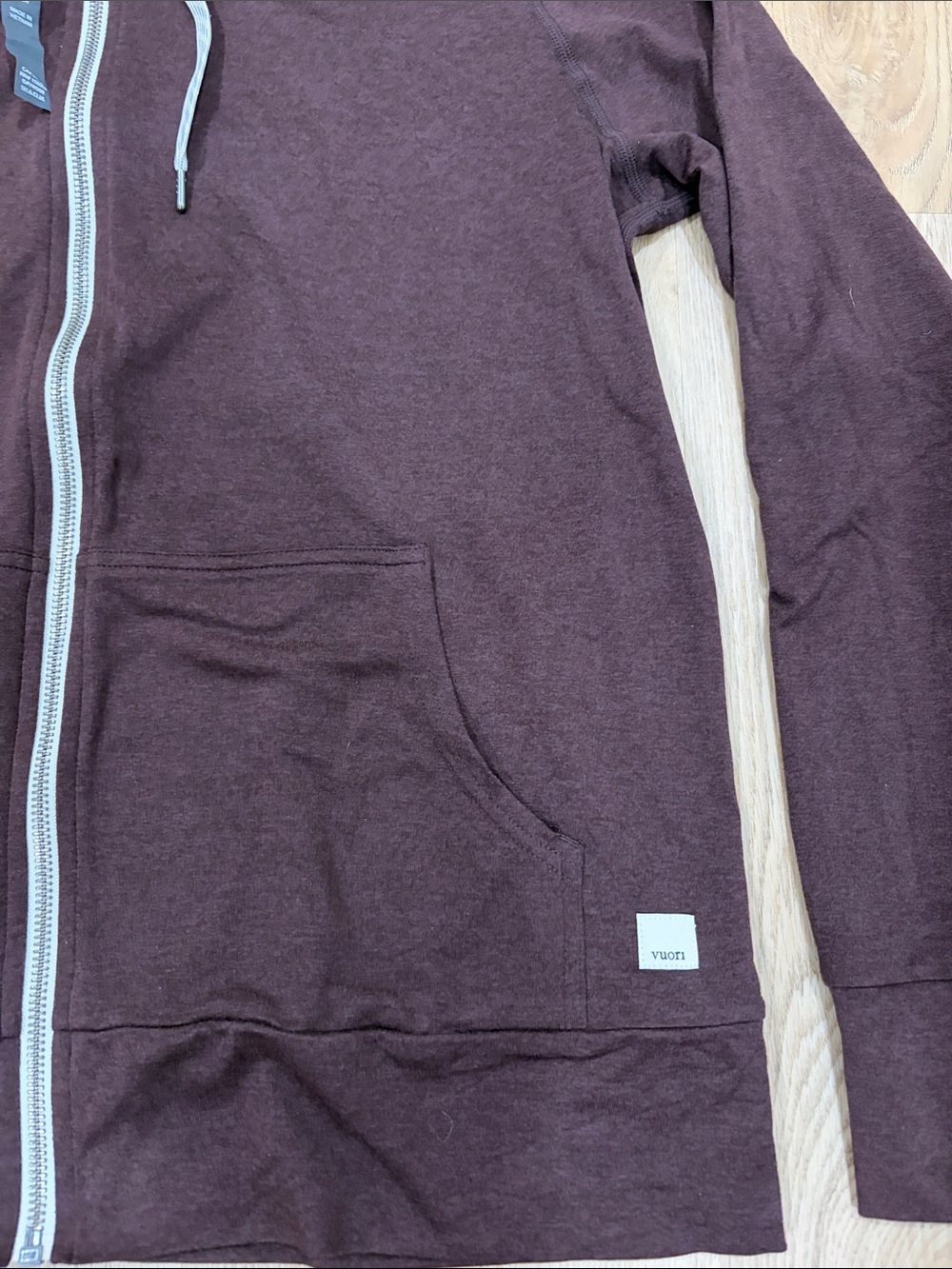 Vuori Zip-Up Hoodie Sweatshirt - XL - Picture 3 of 6